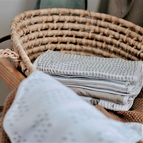 Load image into Gallery viewer, Baby Burp Cloth, Ultra Absorbent Reversible Jersey Cotton Large Burp Cloths, Cloth Diapers 20" x 12" 5 Pack (Taupe Grey)