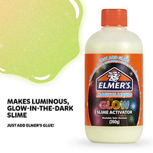 Load image into Gallery viewer, Elmer’s Glow In The Dark Slime Activator | Magical Liquid Glue Slime Activator, 8.75 FL. oz. Bottle - Great for Making Glow In The Dark Slime
