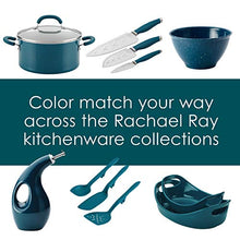 Load image into Gallery viewer, Rachael Ray Tools and Gadgets Flexi Turner and Scraping Spoon Set / Cooking Utensils - 2 Piece, Teal Blue
