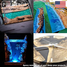 Load image into Gallery viewer, Epoxy Resin for River Table - UV Resistant Crystal Clear Epoxy Resin Kit - 2:1 Ratio for River Table Deep Pour/Casting Resin, Live Edge Epoxy Table (3 Gallon Kit)
