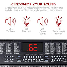 Load image into Gallery viewer, Best Choice Products 61-Key Beginners Electronic Keyboard Piano Set w/LED Screen, Recorder, 3 Teaching Modes, H-Stand, Stool, Headphones, Microphone
