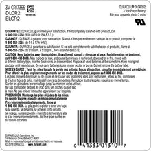 Load image into Gallery viewer, Duracell - CR2 High Power Lithium Batteries - 2 Count
