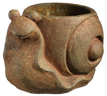 Load image into Gallery viewer, Classic Home and Garden 9/3471R/1 Snail Planter, Small, Rust
