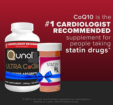 Load image into Gallery viewer, Qunol Ultra CoQ10 100mg, 3x Better Absorption, Patented Water and Fat Soluble Natural Supplement Form of Coenzyme Q10, Antioxidant for Heart Health, 120 Count Softgels
