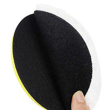 Load image into Gallery viewer, IPELY 6 Pcs 6 Inch Wool Polishing Buffing Pad Polishing Buffing Wheel for Drill Buffer Attachment with M14 Drill Adapter
