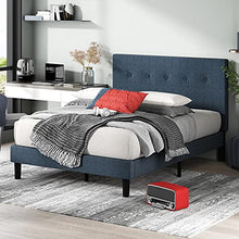 Load image into Gallery viewer, ZINUS Omkaram Upholstered Platform Bed Frame / Mattress Foundation / Wood Slat Support / No Box Spring Needed / Easy Assembly, Queen
