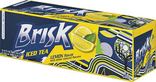 Load image into Gallery viewer, Lipton Brisk Lemon Iced Tea, 12 Fl Oz (pack of 12)
