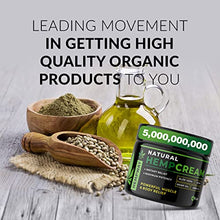 Load image into Gallery viewer, 100% Natural Hemp Cream for Relief from - 30,000,000 Relief Cream - Hemp Oil for Relief &amp; Joint Relief - Doctor Formulated Cream - Hemp Lotion for Relief
