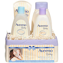 Load image into Gallery viewer, Aveeno Baby Daily Bathtime Solutions Gift Set to Nourish Skin for Baby and Mom, 4 items
