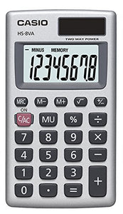 Casio HS-8VA, Solar Powered Standard Function Calculator