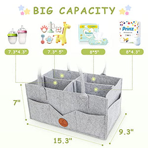 Inflatable Travel Foot Rest Pillow (2 PAK ) + Portable Nursery Caddy Bin with Handle