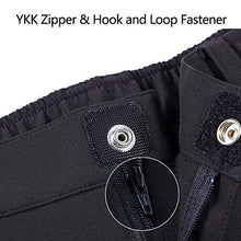 Load image into Gallery viewer, Cycorld Mens Mountain Bike Biking Shorts, Water Repellent MTB Shorts, Loose Fit Cycling Baggy Pants with Zip Pockets (Black no Underwear, L Waist:32"-34", Hip:40"-42")
