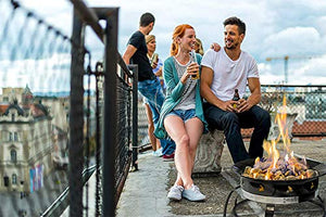 Outland Living Portable Propane Fire Pit, 19-inch, 58,000 BTU Smokeless Gas Firebowl | Perfect for Camping, Patio, Backyard, Tailgating, Deck, RV| Black 823 Standard