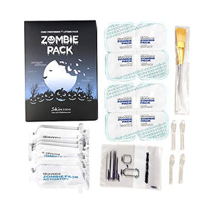 SKIN1004 Zombie Pack - Wash off Face Mask for Aging Skin, Fine Lines Wrinkles, Enlarged Pores, Dryness, Lifting and Hydrating (1 Box (Halloween Edition))