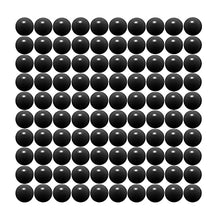 Load image into Gallery viewer, 68 Cal Paintballs Jawbreaker Solid Balls - Self Defense Nylon, Less Lethal Practice Paintballs .68 Caliber - Black (100 Count) 3.5 Gram
