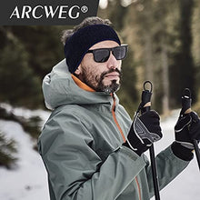 Load image into Gallery viewer, Arcweg Winter Ear Warmers Fleece Sports Headbands Thermal Stretchy Ear Muffs Moisture Wicking Running Head Bands for Women Men Cycling Yoga Skiing Outside Sports Blue
