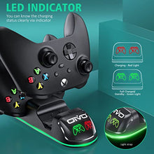 Load image into Gallery viewer, OIVO XSX Controller Charger Station with 2 Packs 1300mAh Rechargeable Battery Packs for Xbox Series X/S/One/Elite/Core Controller, Xbox Charging Dock, Charge Kit, Charger Station for Xbox Controller
