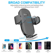 Load image into Gallery viewer, Suction Cup Car Phone Holder Mount, Dashboard/Windshield/Window Phone Holder for Car with Ultra Sticky Gel Pad, Compatible With iPhone, Samsung, 4-6.8 Inch Cell Phones, Thick Case &amp; Big Phone Friendly
