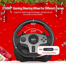 Load image into Gallery viewer, PXN V9 Gaming Steering Wheels - 270/900° Driving Sim Racing Wheel, PC Racing Wheel Dual-Motor Vibrate with Pedals and Joystick, for Xbox Series X|S,PS3, PC,Xbox One,Nintendo Switch - Unique Gifts For Xmas
