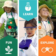 Load image into Gallery viewer, Born Toys Dress Up &amp; Pretend Play 3-in-1 Premium Kids Costumes Set - Washable Kids Dress Up Clothes for Play - Scientist, Explorer &amp; Gardener as Dress Up Clothes for Little Girls &amp; Boys Ages 3-7
