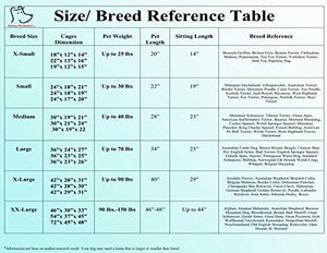 Homey Pet New 31" Pet Crate and Durable Plastic Black Tray (Cage)