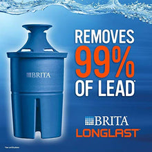 Load image into Gallery viewer, Brita Longlast Water Filter Replacement Filter for Pitcher and Dispensers, Reduces Lead,BPA Free 4 Count
