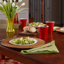 Load image into Gallery viewer, Hefty Party On Disposable Plastic Cups, Red, 18 Ounce, 30 Count
