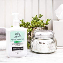 Load image into Gallery viewer, Neutrogena Ultra Gentle Hydrating Daily Facial Cleanser for Sensitive Skin, Acne, Eczema &amp; Rosacea, Oil-Free, Soap-Free, Hypoallergenic &amp; Non-Comedogenic Creamy Face Wash, 12 fl. oz
