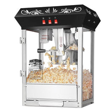 Load image into Gallery viewer, 6127 Great Northern Popcorn Black GNP-800 All-Star Popcorn Popper Machine &amp; Cart, 8oz
