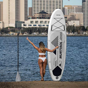 MURTISOL Inflatable Paddle Board Stand Up Paddle Board Memphis Black