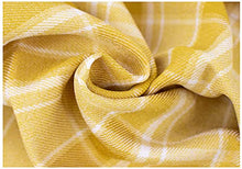 Load image into Gallery viewer, DAZCOS US Size 0-22 Plaid Skirt High Waist Japan Uniform Style with Shorts for Women (3X-Large, Yellow)
