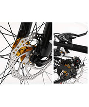 Load image into Gallery viewer, 26 Inch Mountain Bikes, 21 Speed Suspension Fork MTB, High-Tensile Carbon Steel Frame Mountain Bicycle with Dual Disc Brake for Men and Women
