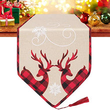 Load image into Gallery viewer, Christmas Table Runner，Christmas Decorations Indoor Farmhouse Table Runner Christmas Table Decor Outdoor Merry And Christmas Decorations Banner
