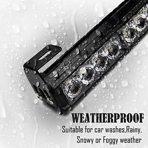 Traffic Advisor Light Bar 36 Inch 16 Flash Modes 32 Led Emergency Strobe Warning Lights Directional Bar Hazard Warning Flashing Safety Light with Led Display Screen Controller(35.5 Inch, Yellow/Amber)