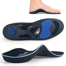Load image into Gallery viewer, PCSsole Orthotic High Arch Support Insoles, Comfort Gel Work Boot Insert for Flat Feet, Plantar Fasciitis, Feet Pain, Heel Spur Pain,Metatarsalgia,Over Pronation for Men and Women（26cm）
