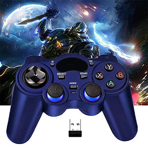 USB 2.4G wireless controller, gaming controller gamepad for Playstation 3 / laptop computer (Windows XP / 7 / 8 / 10) & PC & Android & steam