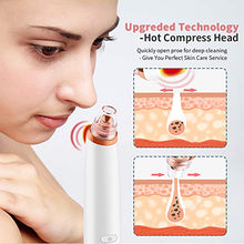 Load image into Gallery viewer, Blackhead Remover Vacuum Facial Acne Pore Suction Blackhead Vacume Cleaner Extractor Tool Face Comedone Removal with 6 Probes LCD Screen for Women &amp; Men by Sunrich
