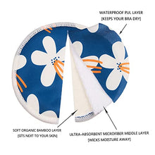Load image into Gallery viewer, Organic Bamboo Nursing Pads for Breastfeeding - 10 Washable Pads + Wet Bag +Wash Bag, Super Absorbent Breast Pads Nipple Pads for Breastfeeding Reusable Breast Pads for Breastfeeding(Large 4.7")
