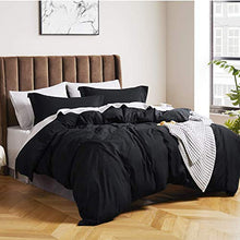 Load image into Gallery viewer, Bedsure White Duvet Cover Full Size - Brushed Microfiber Soft Full Size Duvet Cover 3 Pieces with Zipper Closure, 1 Duvet Cover 80x90 inches and 2 Pillow Shams

