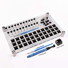 Load image into Gallery viewer, 33 Switch Tester Switch Opener Acrylic Lube Station DIY Double-Deck Removal Platform Keycaps Puller for Custom Gateron Cherry Mechanical Keyboard
