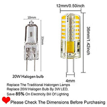 Load image into Gallery viewer, RAYHOO 10pcs G4 LED Light Bulbs 3W Warm Light + 10pcs G4 Light Bulb Sockets

