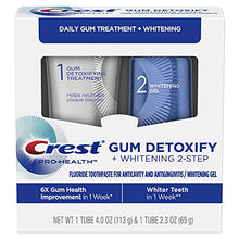 Load image into Gallery viewer, Crest Pro-Health Gum Detoxify + Whitening Two- Step Toothpaste, 4.0 and 2.3 oz
