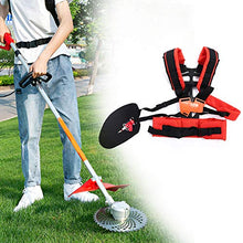 Load image into Gallery viewer, Universal Adjustable Trimmer Double Shoulder Strap Lawn Mower Waist Belt for Brush Cutter
