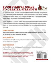Load image into Gallery viewer, Weight Training for Women: Exercises and Workout Programs for Building Strength with Free Weights
