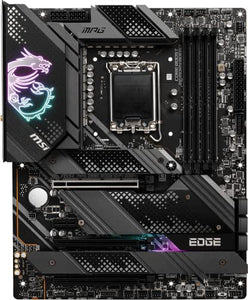 MSI MPG Z690 Edge WiFi DDR4 Gaming Motherboard (ATX, 12th Gen Intel Core, LGA 1700 Socket, DDR4, PCIe 4, CFX, M.2 Slots, Wi-Fi 6E)