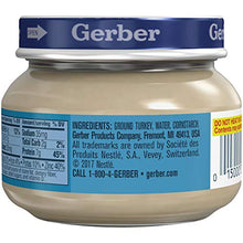Load image into Gallery viewer, Gerber 2nd Foods Baby Food Gravy Jars, Turkey &amp; Gravy, Non-GMO Pureed Baby Food, No Artificial Flavors or Colors, 2.5-Ounce Glass Jars (Pack of 20 Jars)
