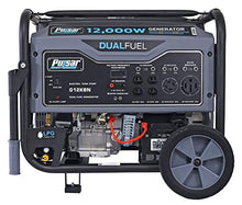 Load image into Gallery viewer, Pulsar G12KBN-SG Heavy Duty Portable Dual Fuel Generator - 9500 Rated Watts &amp; 12000 Peak Watts - Gas &amp; LPG - Electric Start - Transfer Switch &amp; RV Ready - CARB Compliant
