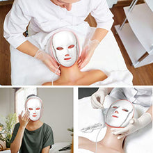 Load image into Gallery viewer, Photon Skin Rejuvenation Face &amp; Neck Mask | LED Photon Red Blue Green Therapy 7 Color Light Treatment Anti Aging Spot Removal Wrinkles Whitening Facial Skin Care Mask
