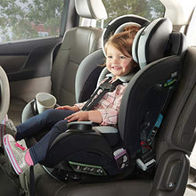 Load image into Gallery viewer, Evenflo EveryStage LX All-in-One Car Seat, Convertible Baby Seat, Convertible &amp; Booster Seat, Grows with Child Up to 120 lbs, Angled for Comfort &amp; Safety, 3-Times-Tighter Installation, Nova Green
