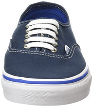 Load image into Gallery viewer, Vans Unisex Authentic Midnight Navy/True White Skate Shoe 6 Men US / 7.5 Women US
